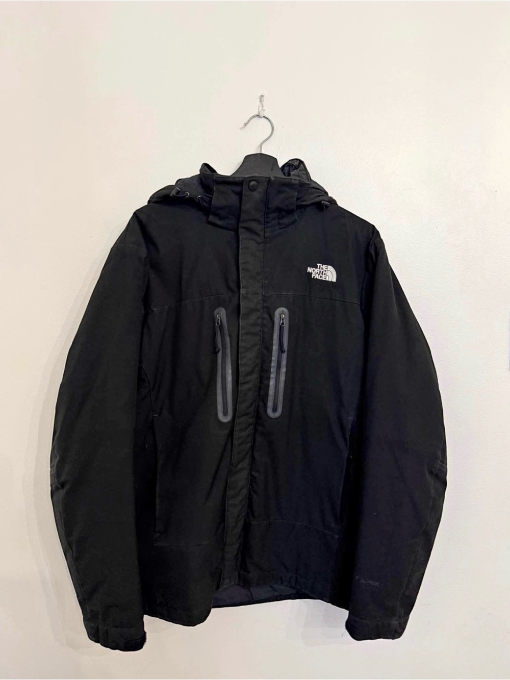 The North Face Black Hooded Technical Rain Jacket